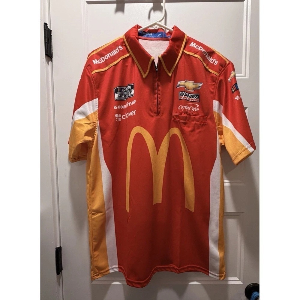 Authentic NASCAR Ross Chastain #42‎ Chip Ganassi Racing Crew Shirt | Sparco LG